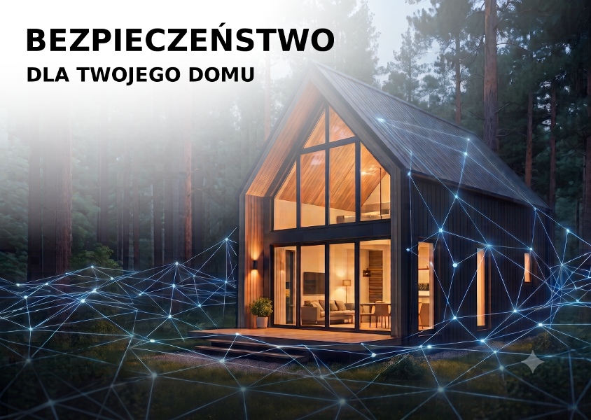 Bezpieczeństwo inteligentnego domu — nadzór i czujniki