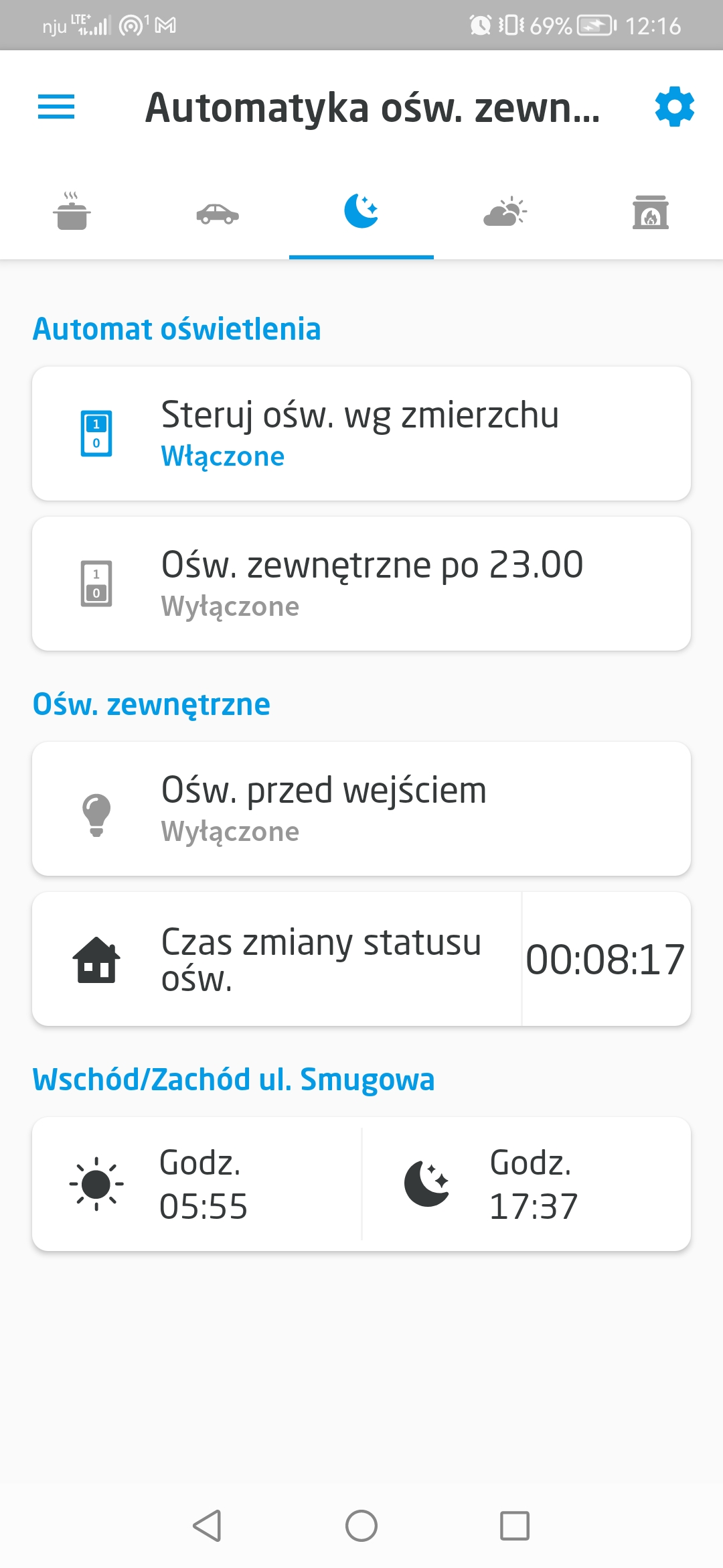 Sterowanie inteligentnym domem z aplikacji mobilnej